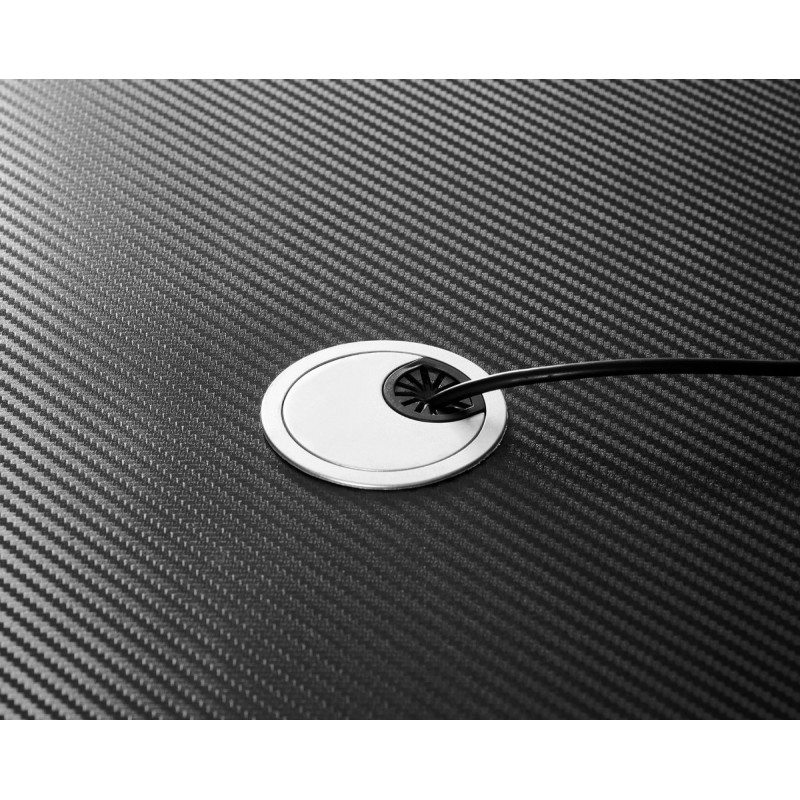 Стіл геймерський Стелс, чорний/карбон Мікс меблі