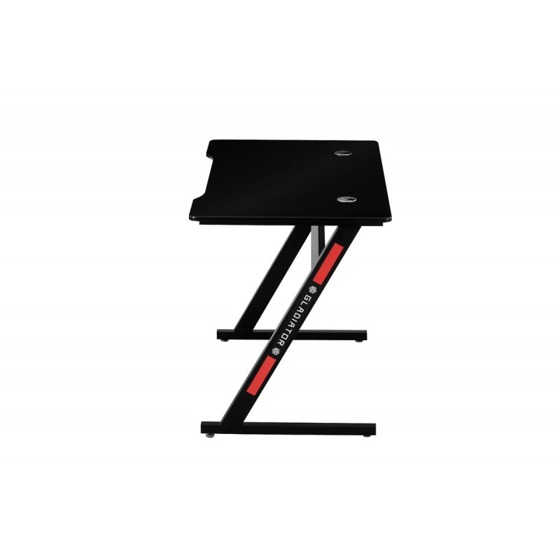 Стіл геймерський Стелс, чорний/карбон Мікс меблі