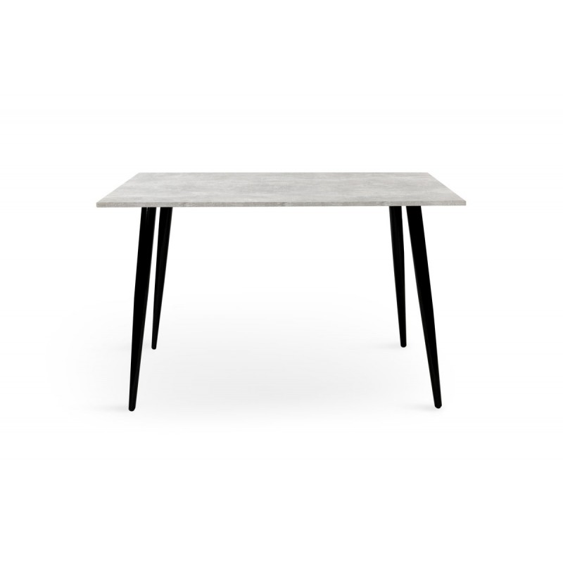 Стіл Гейт 120/80*75, індастріал /чорні ноги Мікс меблі