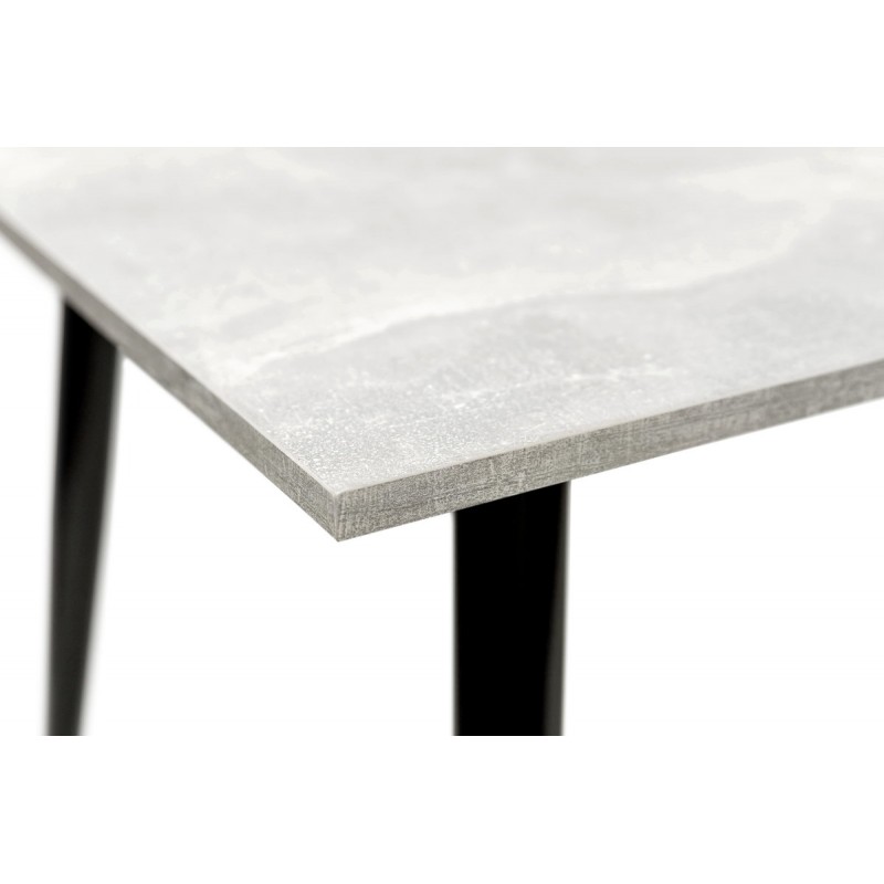 Стіл Гейт 120/80*75, індастріал /чорні ноги Мікс меблі