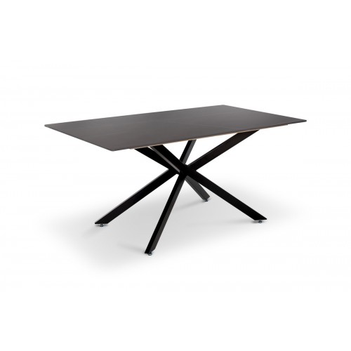 Стіл Грінвіч XS-1346, (160*90), чорний/мрамор Мікс меблі