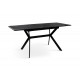 Стіл Хьюстон 130(+40)*77 чорний метал/мрамор чорн Мікс меблі