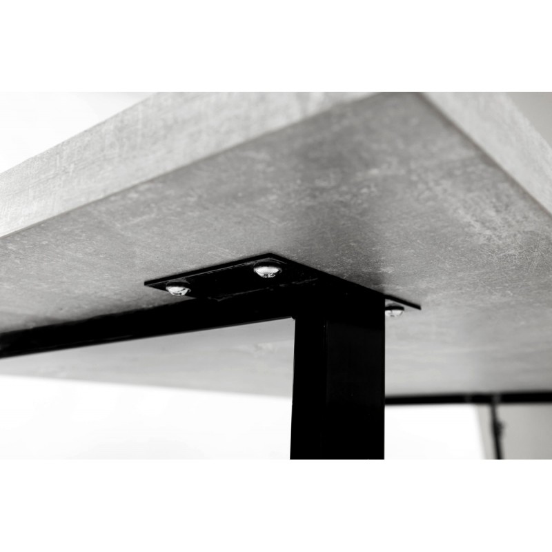 Стіл Кентукі 120/80*75, індастріал /чорні ноги Мікс меблі