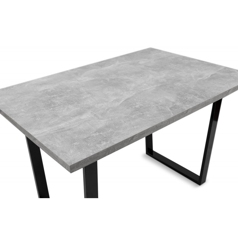 Стіл Кентукі 120/80*75, індастріал /чорні ноги Мікс меблі