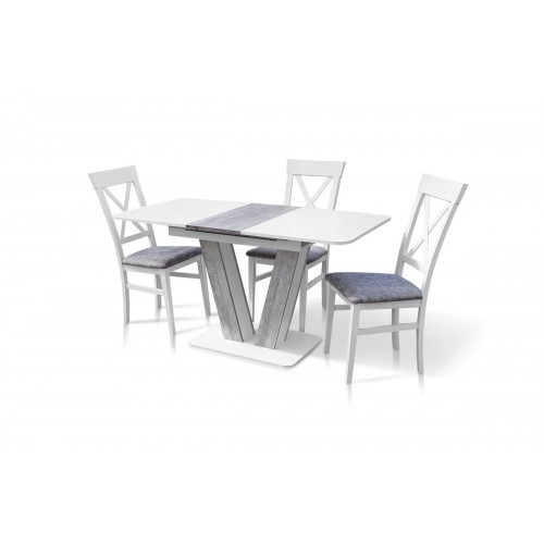 Стіл Крафт білий/урбан лайт Мікс меблі