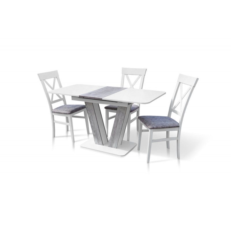 Стіл Крафт білий/урбан лайт Мікс меблі