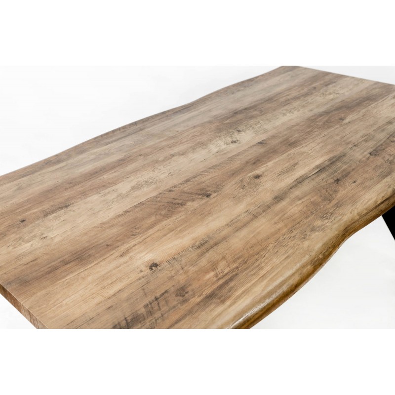 Стіл Метрополь, (160*90), чорний/штучний шпон MDF Мікс меблі