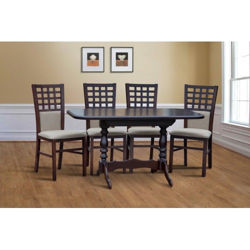 Стіл обідній Аврора ( 1020+330 )/680 тем.горіх Мікс меблі