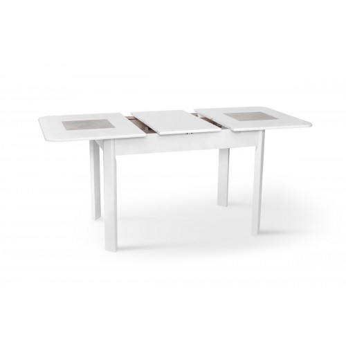 Стіл обідній Бостон (1150+390)*740, білий Мікс меблі