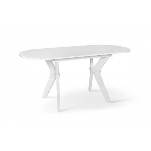 Стіл обідній Брайтон (1290+340)*810, білий Мікс меблі