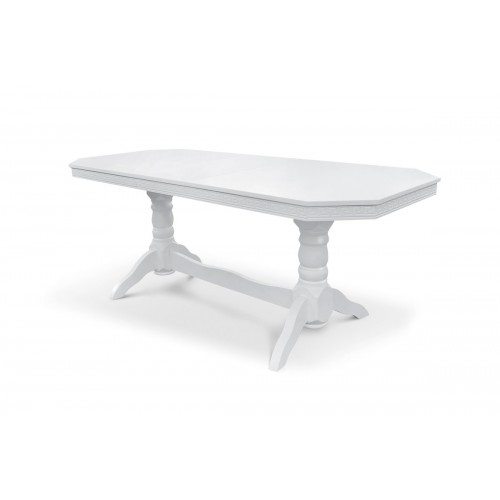 Стіл обідній Буковель розкл (160+40)/90, білий Мікс меблі