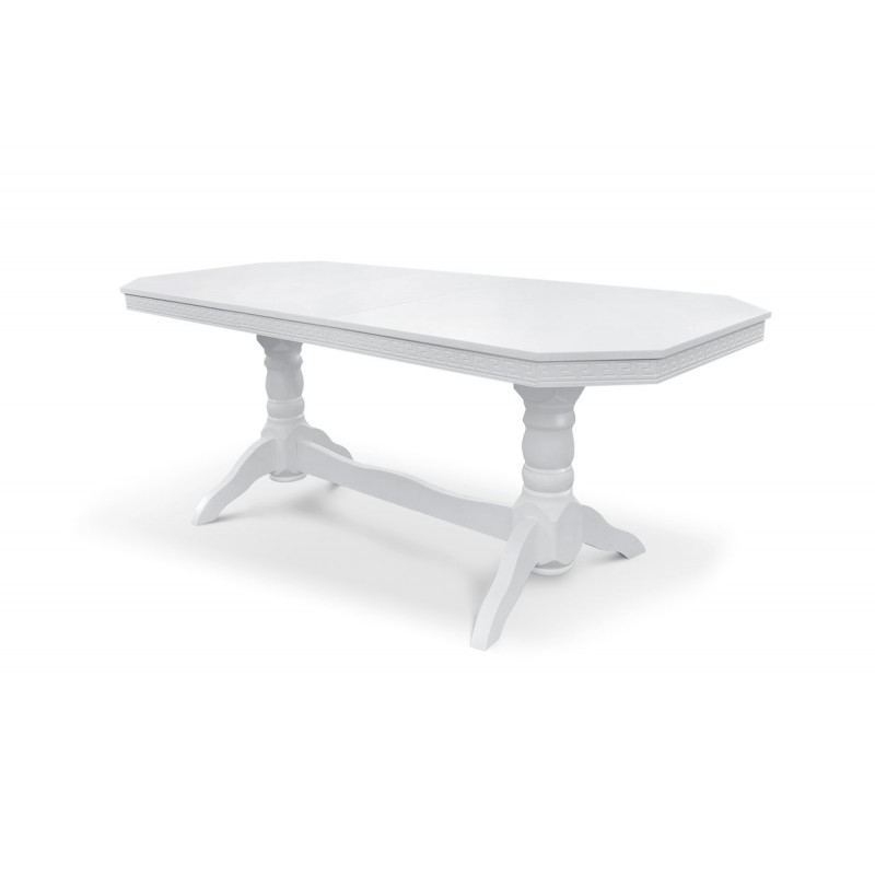Стіл обідній Буковель розкл (160+40)/90, білий Мікс меблі
