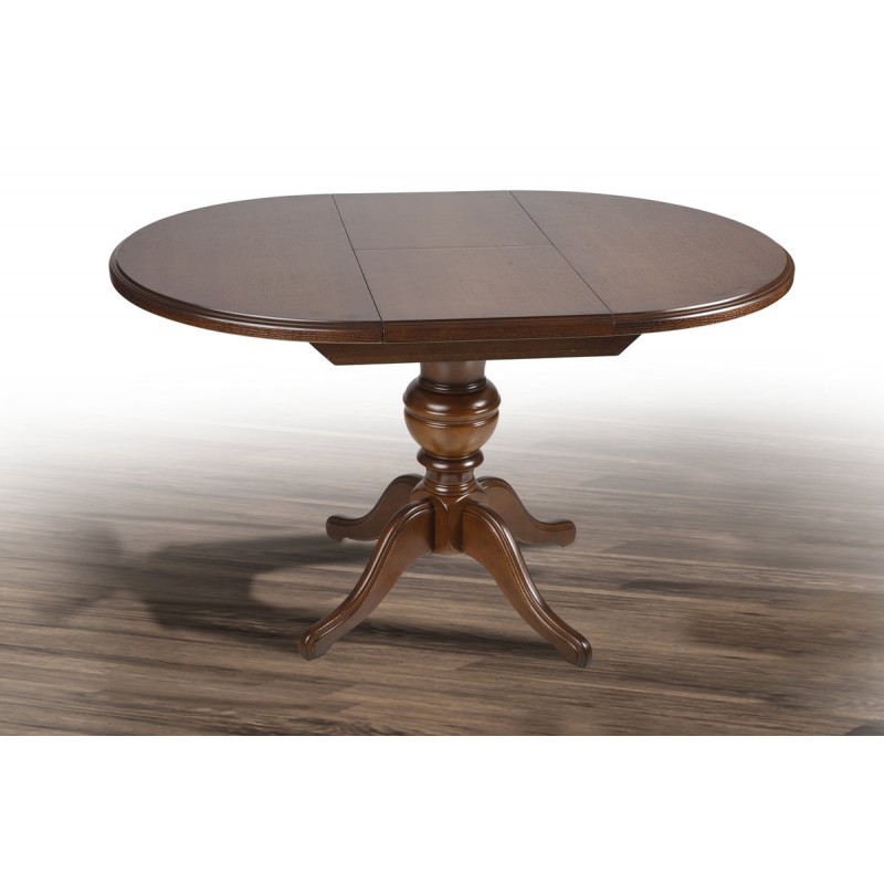 Стіл обідній Гермес Д=89 ( +38 ), венге Мікс меблі