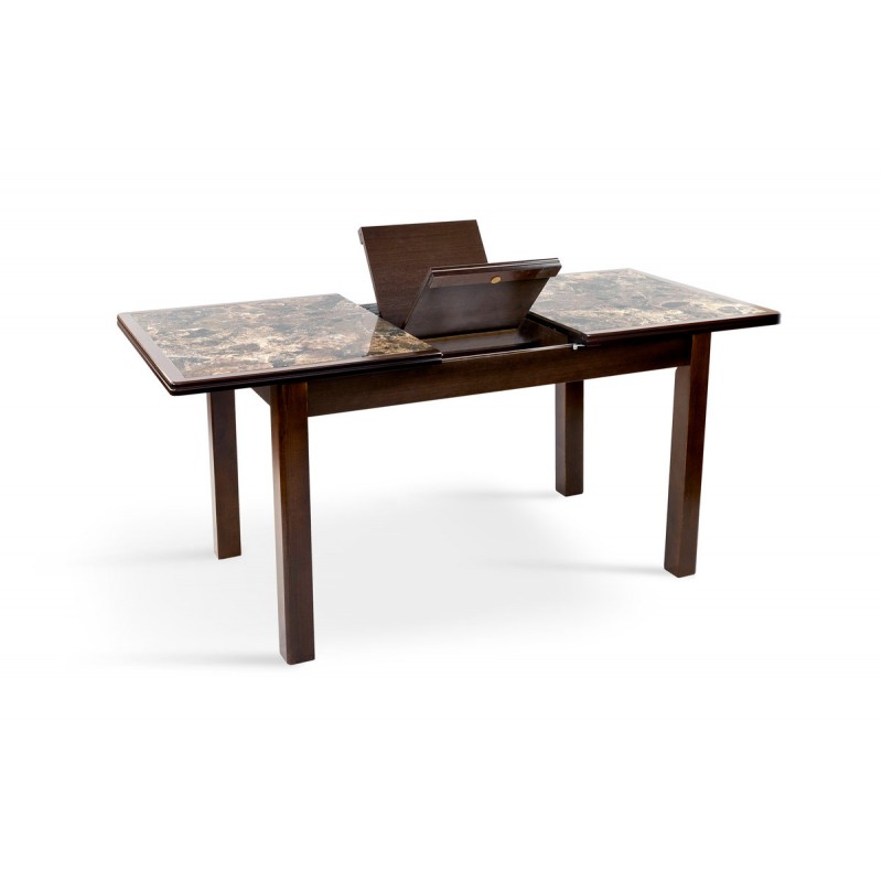 Стіл обідній Керамік (1220+380)*740, горіх темн. Мікс меблі