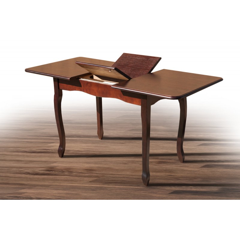 Стіл обідній Лідер (110+40)/70, темн.горіх Мікс меблі