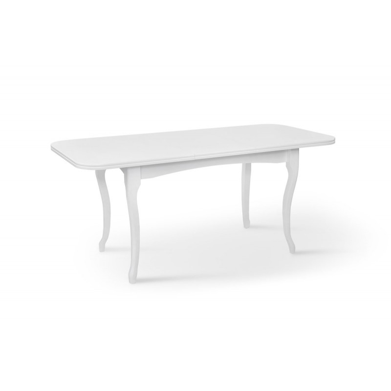 Стіл обідній Мартін (1300+400)*780, білий Мікс меблі
