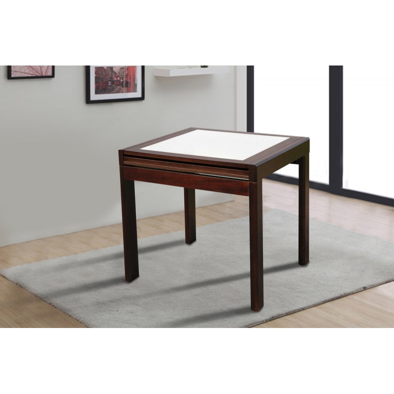 Стіл обідній Онікс (710 (1420))*790, горіх темн. Мікс меблі