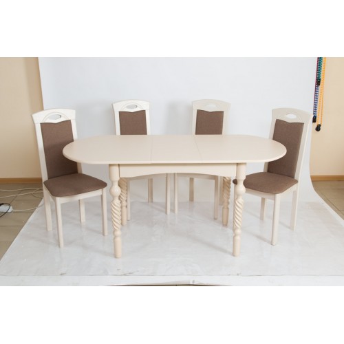 Стіл обідній Поло (1080+320)*730, беж. Мікс меблі