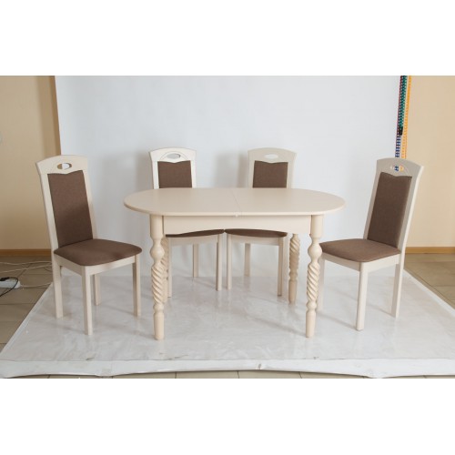 Стіл обідній Поло (1080+320)*730, беж. Мікс меблі