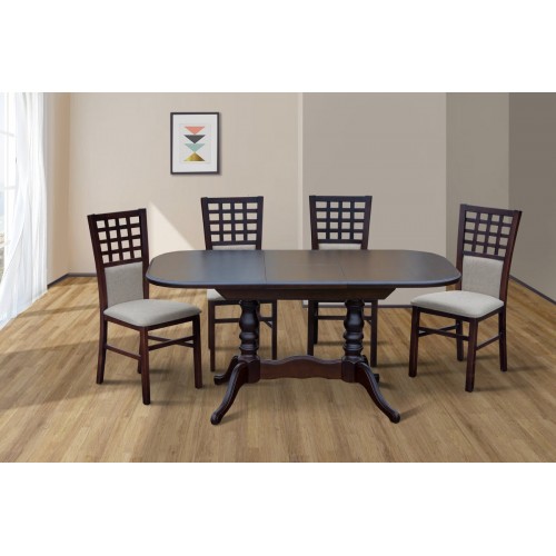 Стіл обідній Шервуд ( 120*40 ) 80, темн.горіх Мікс меблі