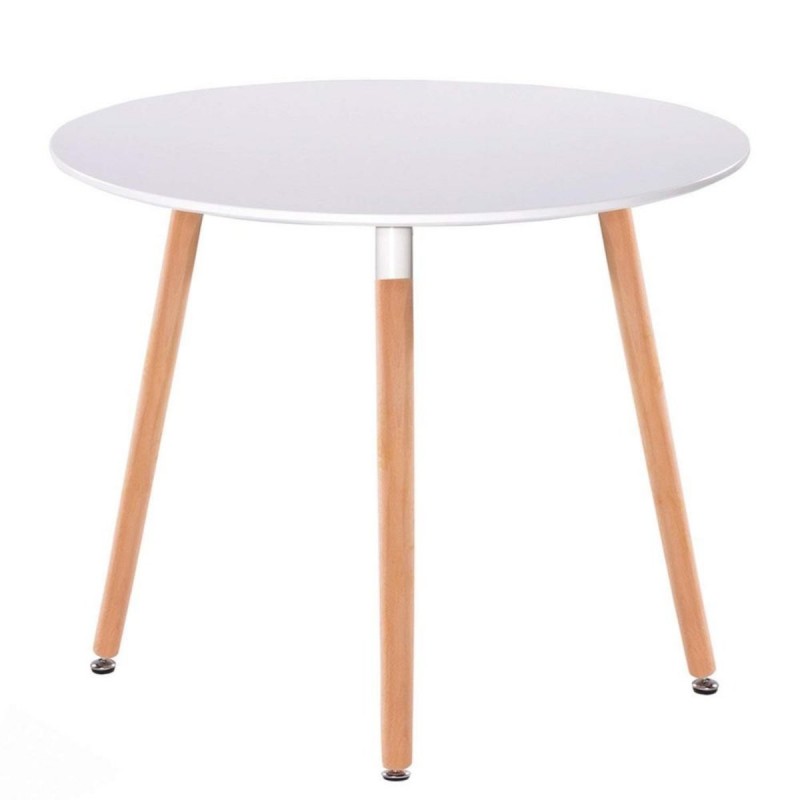 Стіл обідній СІРІУС (Китай) MDF (D=80cm), білий Мікс меблі
