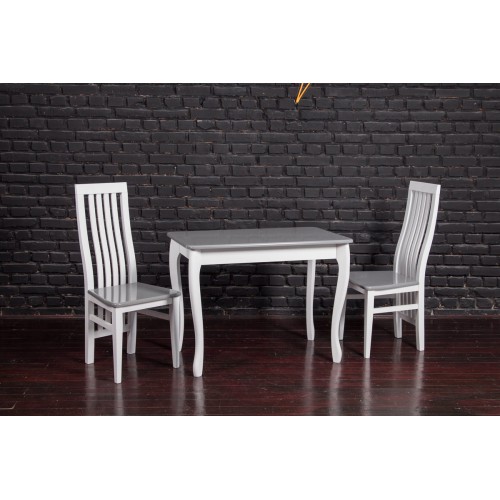 Стіл обідній СМАРТ 1000*600, БУК білий/сірий Мікс меблі