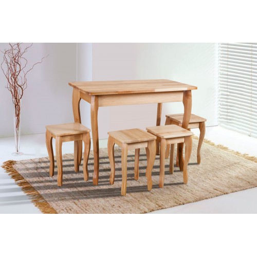 Стіл обідній СМАРТ 1000*600, ВІЛЬХА/натуральний Мікс меблі