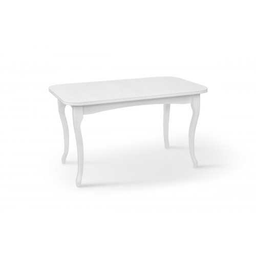 Стіл обідній Соренто (1300+400)*780, білий Мікс меблі