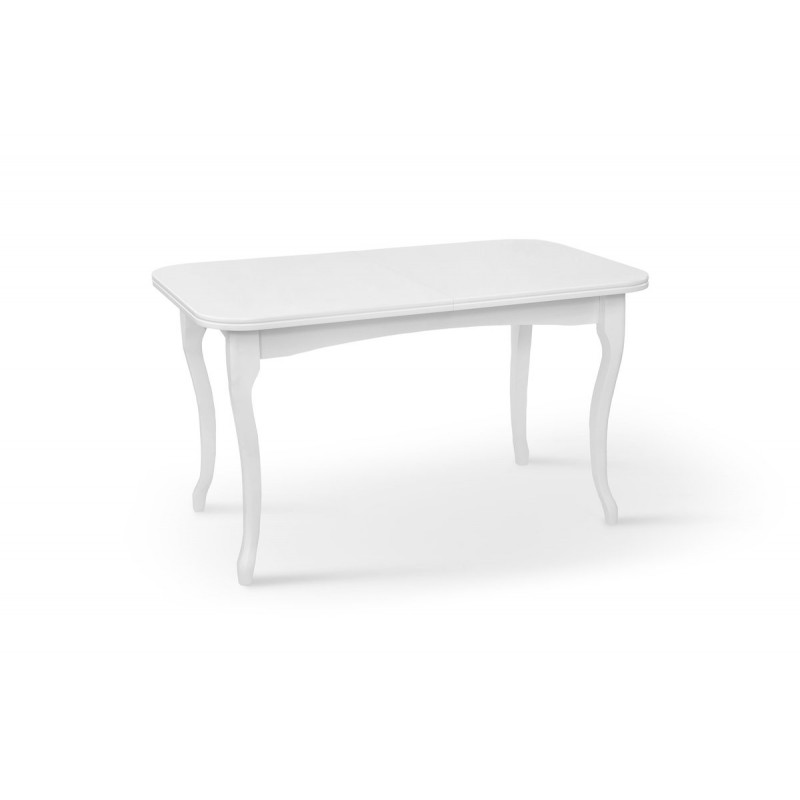 Стіл обідній Соренто (1300+400)*780, білий Мікс меблі