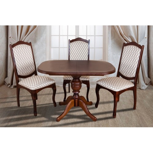 Стіл обідній Тріумф ( 105+40 )/75, т.горіх Мікс меблі