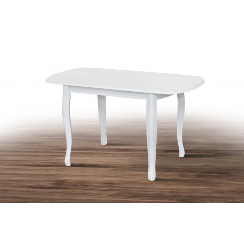 Стіл обідній Турін (110+30)/70, білий Мікс меблі