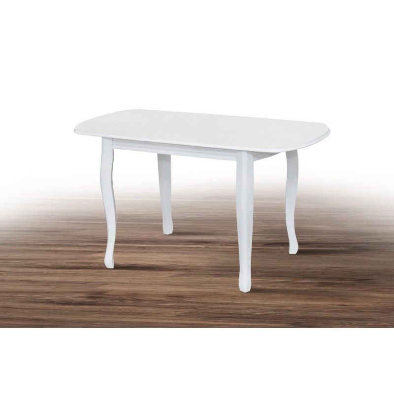 Стіл обідній Турін (110+30)/70, білий Мікс меблі