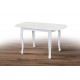 Стіл обідній Турін (110+30)/70, білий Мікс меблі