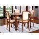 Стіл обідній Турін (120+40)/80, горіх Мікс меблі