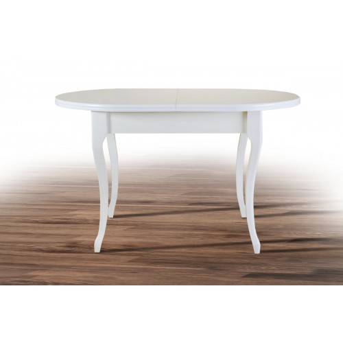 Стіл обідній Твіст (1260+340)*810, білий Мікс меблі