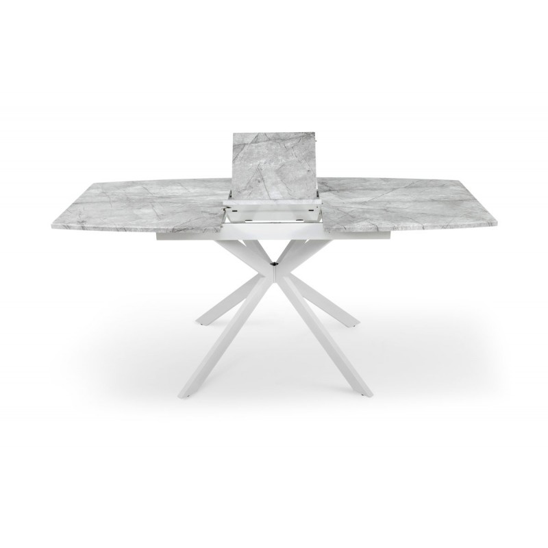 Стіл Річард 140(+40)*85 білий мет/базальт Мікс меблі