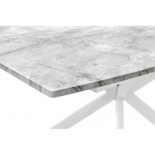 Стіл Річард 140(+40)*85 чорний мет/базальт Мікс меблі