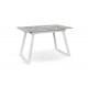 Стіл Тандем 120(+40)*75 білий метал/базальт Мікс меблі