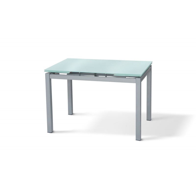 Стіл Венді XS-1025, 110/170*70, білий/сірі ноги Мікс меблі