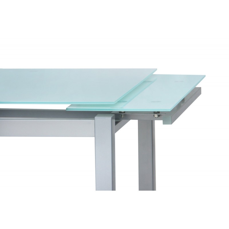 Стіл Венді XS-1025, 110/170*70, білий/сірі ноги Мікс меблі