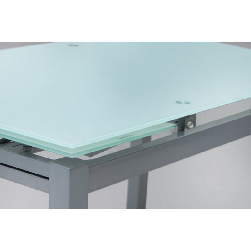 Стіл Венді XS-1025, 110/170*70, білий/сірі ноги Мікс меблі