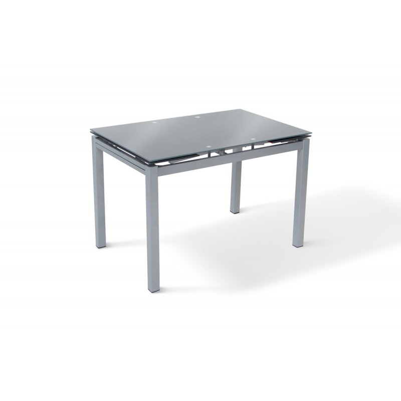 Стіл Венді XS-1025, 80/130*65, сірий (скло) Мікс меблі