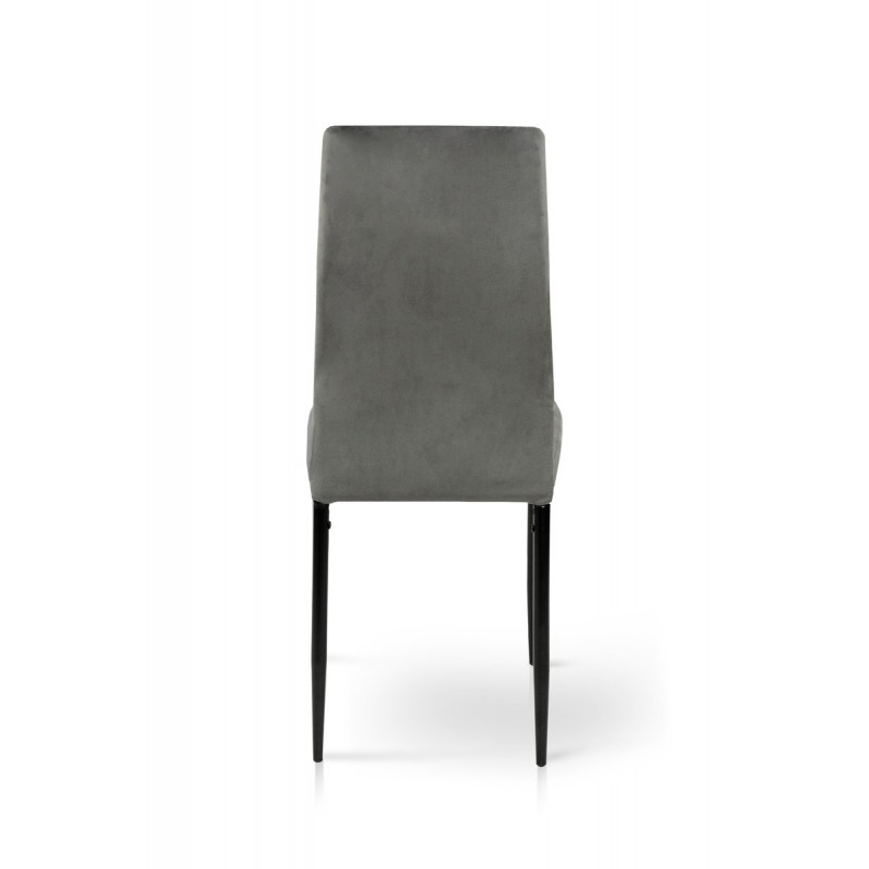 Стілець Айс, чорний/велюр графіт Мікс меблі