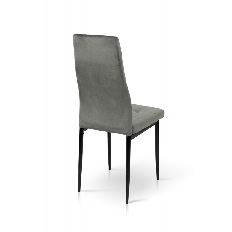 Стілець Айс, чорний/велюр графіт Мікс меблі