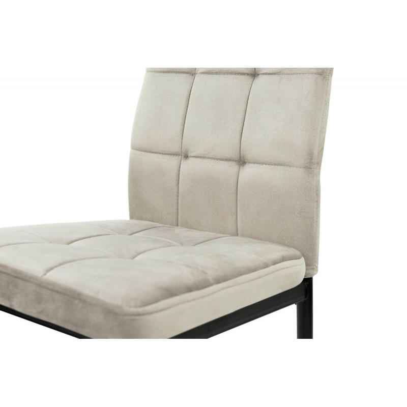 Стілець Айс, чорний/велюр пісочний Мікс меблі