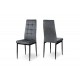Стілець Айс, чорний/велюр темно-сірий Мікс меблі