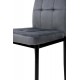 Стілець Айс, чорний/велюр темно-сірий Мікс меблі