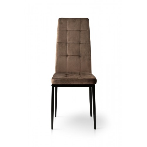 Стілець Айс, чорний/велюр тобакко Мікс меблі