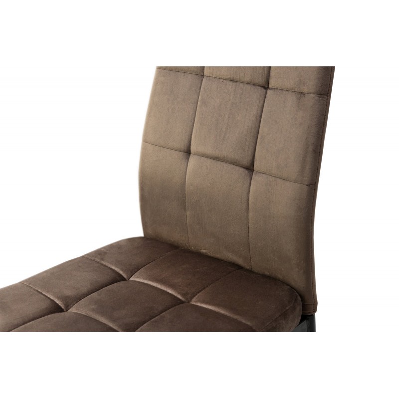 Стілець Айс, чорний/велюр тобакко Мікс меблі