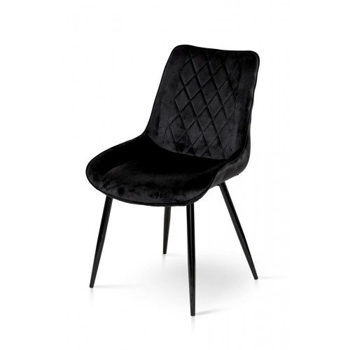 Стілець КОРФУ, велюр чорний Мікс меблі